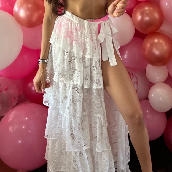 Beach Riot Stephanie Lace Cover Up Skirt - Picture 6 of 8